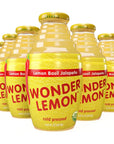 Wonder Lemon Organic Lemon Basil Jalapeno Cold Pressed Juice 845oz 6 Pack