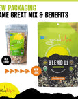 Blend 11 - Low FODMAP Certified / IBS Relief Organic High Fiber Cereal - goodMix Superfoods - 8.5 oz Resealable Pack