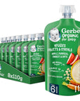 GERBER® Organic For Baby Fruits & Cereals - 110g