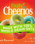 Fruity Cheerios Cereal Heart Healthy Cereal Made With 100 Whole Grain Oats Large Size 142 oz