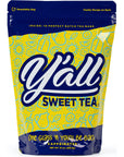 Yall Sweet Tea  Pack of 10 Perfect Batch Tea Bags  One Gallon Size Caffeinated