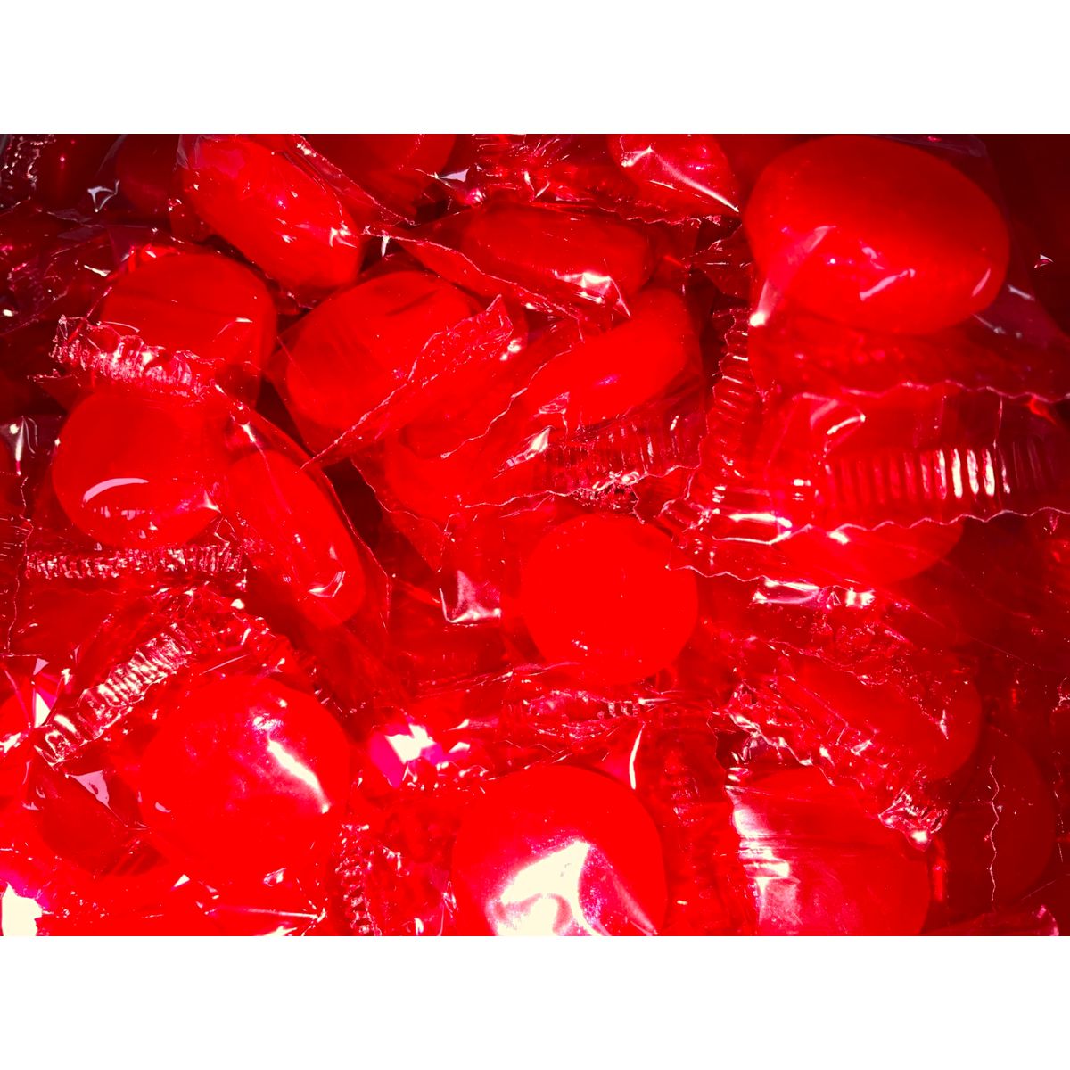 Cinnamon Discs Candy 2 Pound Bulk Hard Candy Individually Wrapped Red Cinnamon Discs Wrapped Disk