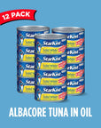 StarKist Solid White Albacore in Oil  12 oz Can  Pack of 12