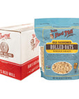 Bobs Red Mill Old Fashioned Rolled Oats  32 Ounce Pack of 4 Non GMO Whole Grain Vegan Kosher