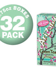 Arizona Green Tea with Ginseng and Honey Tetra Box 675 Fl Oz Pack of 32