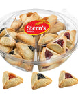 Sterns Bakery Hamentaschen Purim Gifts  Mishloach Manot  Shortbread Cookies with Apricot RaspberryPrune Filling Shalach Manos Purim Basket  Kosher Gourmet Hamentashen Cookies