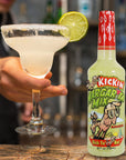 KICKIN  Margarita Mix with Habanero Pepper  26oz  Perfect Spicy Margarita Mix  Just Add Your Favorite Tequila Pour in to Your Margarita Glasses and Enjoy