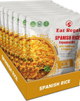 Eat Regal Spanish Style Rice In Hood  Tray Ready To Eat in 90 Seconds Microwavable in just 90 Seconds Nutritious  Delicious 88 Ounce Pack of 8