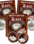 Hot Chocolate Salted Caramel Flavored Melting Balls -  Pack of 3