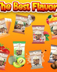 Fusion Select 4 Variety Flavors Thai TeaHoneydew Coconut Lychee 3in1 Drink Powder Instant PreMixed Powder for Hot or Cold Blends Yummy Frappes