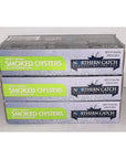 SMOKED OYSTERS IN COTTONSEED OIL 3 Ounce Pack of 3