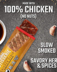 Jack Links Meat Strips Rotisserie Chicken 12 Count  Great Protein Bar 8g of Protein and 70 Calories Made with Premium Chicken Gluten Free No added MSG or NitratesNitrites