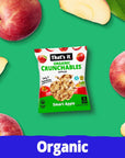 That’s it. Crunchables Fruit Snacks for Kids 100% Organic Apple, Deliciously Healthy and Light, Plant-Based,Non-Gmo, Gluten Free, USDA Approved Snacks 24 Packs (8.5 g)