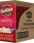 Idahoan Buttery Homestyle Mashed Potatoes 4 oz Pack of 12