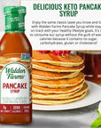 Walden Farms Variety Pack Syrups 12 oz Maple Walnut and Pancake Syrup Near Zero Fat Sugar and Calorie For Pancakes Waffles French Toast Desserts Snacks Appetizers and Many More