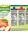 Motts Applesauce No Sugar Added Apple Strawberry and Blueberry Variety Pack Applesauce39OZ 12 Count