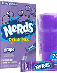 Nerds, Grape – Powder Drink Mix - Delicious hydration - 12 boxes makes 72 drinks