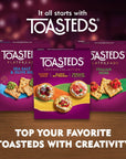 Toasteds Crackers Party Snacks Artisan Collection Variety Pack 12oz Box 1 Box