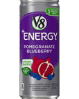 V8 Energy Healthy Energy Drink Natural Energy from Tea Pomegranate Blueberry 8 Oz Can