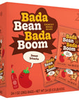 Enlightened Bada Bean Bada Boom  PlantBased Protein Gluten Free Vegan Crunchy Roasted Broad Fava Bean Snacks 110 Calories per Serving Sriracha 1 oz 24 Pack