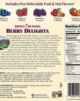 Liberty Orchards Berry Delights  Assorted Vegan Berry Snack Turkish Delight Candy Gift Box 10 Oz