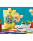 Lt Blenders Skinny Margarita in a Bag  Margarita Mix  Each Bag Makes 12 Gallon of Frozen Skinny Margarita  All Natural Cocktail Mix  No Blender Needed  Add Liquor Wine or Mocktail Pack of 3