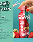 OWYN Only What You Need Protein Shake 20g Vegan Protein Ready to Drink Dairy Free Great Taste 4g Sugar 5g Net Carbs Strawberry Banana Variety Pack 12 Fl Oz 12 Pack