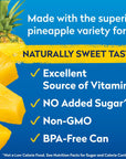 Dole Canned Fruit Tropical Gold Pineapple Chunks in 100 Pineapple Juice Gluten Free Pantry Staples No Sugar Added 1525 Oz 12 Count