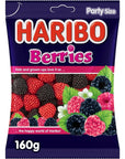 Haribo Berries Fruit Flavour Jelly Candy 160g