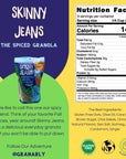 Granarly Skinny Jeans Granola 3 Pack  Vegan  Gluten Free Granola for Yogurt  Healthy Vegan Granola Cereal for on The Go Snacks  10ozbag 3 Count