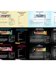 Snickers Mars MMs Hi Protein Bars Variety 12 Pack  Bundled with Masonara Mints  Snickers High Protein Bars and Others 1522g Protein per Bar  12 Bars 660g Total