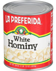 La Preferida White Hominy Beans 29 oz Pack of 3