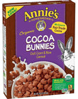 Annie's Organic Cocoa Bunnies Breakfast Cereal, 10 oz. Box