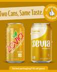 Zevia Zero Calorie Soda Cream Soda 12 Ounce Cans Pack of 12