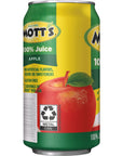 Motts 100 Original Apple Juice 115 Fl Oz Can 2 Servings Of Fruit Per Cup 100 Fruit Juice Glutenfree Caffeinefree Kosher And Contains No Artificial Colors Or Sweeteners