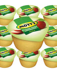 Motts No Sugar Added Apple Sauce 4 Ounce Cups Pack of 8 with Bay Area Marketplace Napkins