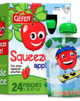 Gefen Squeeze Me All Natural Squeezable Applesauce 317oz 12 Pack No Sugar Added  Grab  Go  Certified Kosher Including Passover