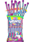 Chewy Candy Swirl  Winis Unicorn Cotton Candy Flavored  Sharing Size 43 Oz Bag  11 Pieces