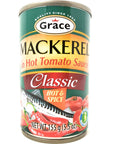 Grace Mackerel in Tomato Sauce 10 Pack Hot  Spicy