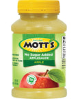 Motts No Sugar Added Applesauce 23 Oz Jar Pack Of 12 Good Source Of Vitamin C No Artificial Flavors