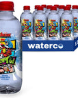 Marvel Avengers Bottled Water  Naturally Filtered Spring Water in 12Ounce PET Plastic Bottles Recyclable and BPAFree Case of 12 by WaterCo