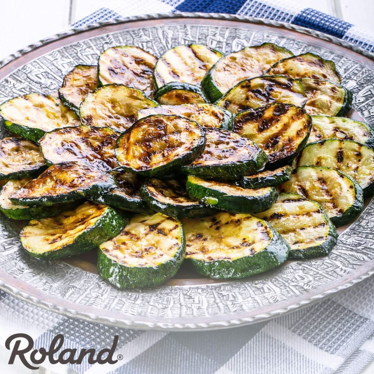 Roland Foods Grilled Zucchini Marinated in Vinegar and Oil Specialty Imported Food 705Ounce Package