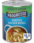 Progresso Reduced Sodium, Roasted Chicken Noodle Soup, 19 oz.