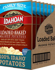 Idahoan Loaded Baked Mashed Potatoes 8 Ounce Pack of 8