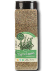 Eat Well Dried Whole Thyme Leaves 9 Oz, Bulk Dried Thyme Spice Seasoning