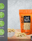 Oh Nuts Blanched Slivered Almonds  24 oz Bulk Bag Raw Unsalted Skinless Snacking  Baking White Almond Sticks  All Natural Low Sodium Dairy  Sugar Free High Protein Cholesterol  Heart Healthy