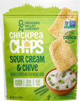 Orchard Valley Harvest Sour Cream and Chive Chickpea Chips, 3.5 Oz