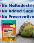 Wilderness Poets 100 Evaporated Coconut Water Powder  No Maltodextrin No Fillers No Additives  1 Ingredient  Instant Mix 32 Ounce