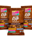 TGB Chocolate Granola Bites No Added Sugar High Fiber Gluten Free Keto Friendly 085oz Cereal Bag Pack of 6