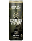 Black Rifle Coffee Ready to Drink Espresso with Cream Coffee Flavor - 11 Fluid Ounce (Pack of 12)